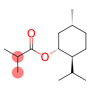2-Methylpropanoic acid (1R)-5β-methyl-2α-(1-methylethyl)cyclohexan-1β-yl ester