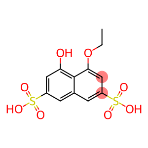 4-ethoxy-5-hydroxynaphthalene-2,7-disulphonic acid
