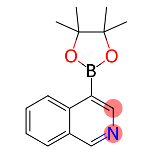 2-(4-Isoquinolyl)-4,4,5,5-tetramethyl-1,3,2-dioxaborolaneIsoquinoline-4-boronic Acid Pinacol Ester