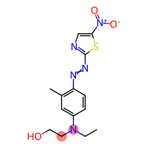 Ethanol, 2-ethyl3-methyl-4-(5-nitro-2-thiazolyl)azophenylamino-