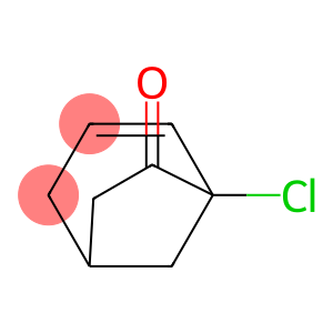 Bicyclo[3.2.1]oct-3-en-6-one,  5-chloro-,  (-)-
