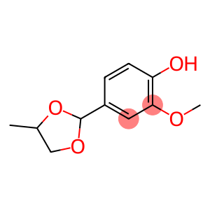 Phenol,2-methoxy-4-(4-methyl-1,3-dioxolan-2-yl)