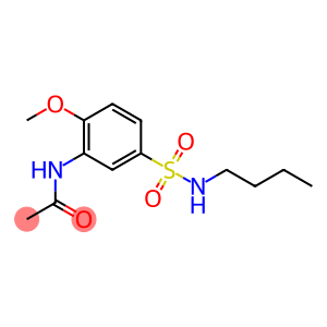 N-[5-[(butylamino)sulphonyl]-2-methoxyphenyl]acetamide