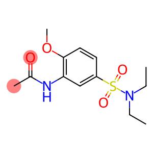 N-[5-[(diethylamino)sulphonyl]-2-methoxyphenyl]acetamide