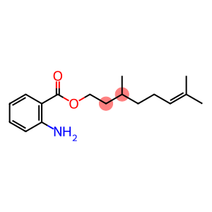 3,7-dimethyloct-6-enyl 2-aminobenzoate