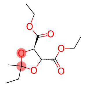 diethyl [4R-(2alpha,4alpha,5beta)]-2-ethyl-2-methyl-1,3-dioxolane-4,5-dicarboxylate