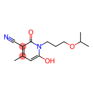 2-hydroxy-4-methyl-6-oxo-1-(3-propan-2-yloxypropyl)pyridine-3-carbonitrile