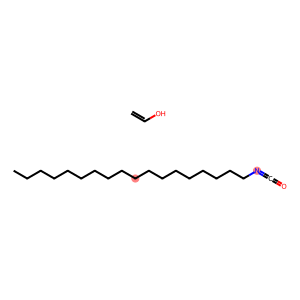 水解乙醇的均聚物与1-异氰酸根合十八烷的反应产物