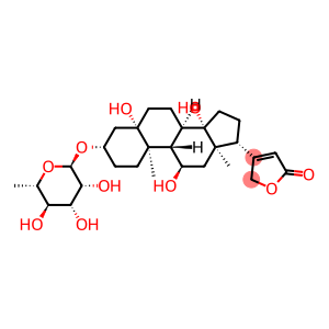 3β-[(6-Deoxy-α-L-mannopyranosyl)oxy]-5,11α,14-trihydroxy-5β-card-20(22)-enolide