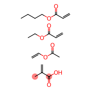 2-Methyl-2-propenoic acid polymer with butyl 2-propenoate, ethenyl acetate and ethyl 2-propenoate