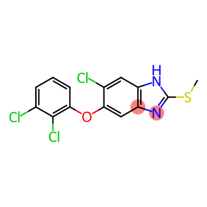 5-Chloro-6-(2,3-dichlorophenoxy)-2-methylthio-1H-benzimidazole, CGA-89317, Fasinex