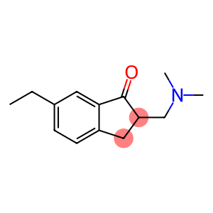 1H-Inden-1-one, 2-[(dimethylamino)methyl]-6-ethyl-2,3-dihydro-