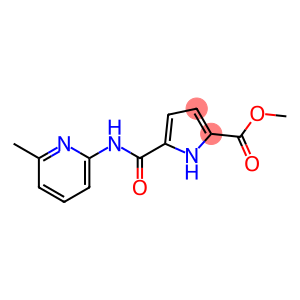1H-Pyrrole-2-carboxylicacid,5-[[(6-methyl-2-pyridinyl)amino]carbonyl]-,methyl