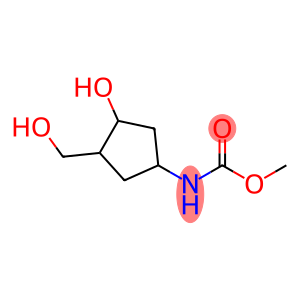 Carbamic  acid,  [3-hydroxy-4-(hydroxymethyl)cyclopentyl]-,  methyl  ester  (9CI)