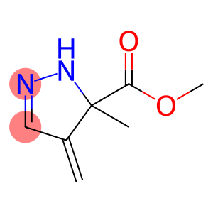 1H-Pyrazole-5-carboxylic acid, 4,5-dihydro-5-methyl-4-methylene-, methyl ester