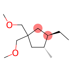 Cyclopentane, 3-ethyl-1,1-bis(methoxymethyl)-4-methyl-, (3R,4R)-rel- (9CI)