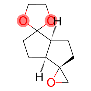 Dispiro[1,3-dioxolane-2,1(4H)-pentalene-4,2-oxirane], hexahydro-, (2R,3aS,6aS)- (9CI)