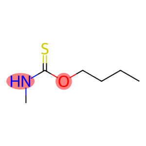 Carbamothioic acid, N-methyl-, o-butyl ester