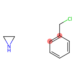 Aziridine, homopolymer, compd. with (chloromethyl)benzene