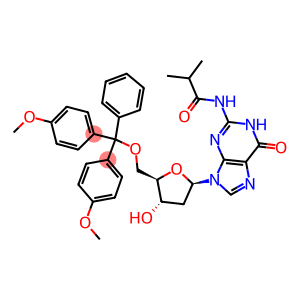 N-[9-[(2R,4S,5R)-5-[[Bis(4-methoxyphenyl)-phenylmethoxy]methyl]-4-hydroxyoxolan-2-yl]-6-oxo-3H-purin-2-yl]-2-methylpropanamide