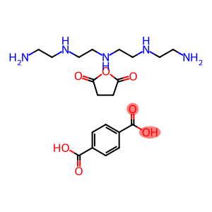 1,4-Benzenedicarboxylic acid, compds. with polyisobutenyl succinic anhydride-tetraethylenepentamine reaction products