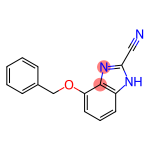 1-phenylmethoxybenzoimidazole-2-carbonitrile