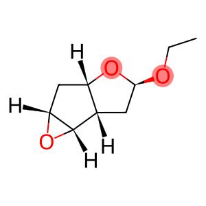 2H-Oxireno[3,4]cyclopenta[1,2-b]furan,4-ethoxyhexahydro-,(1a-alpha-,2a-alpha-,4-alpha-,5a-alpha-,5b-alpha-)-(9CI)