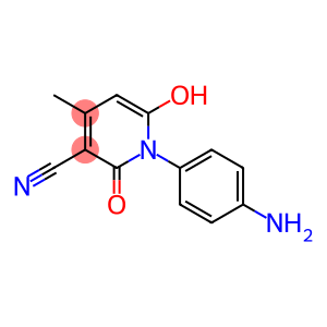 1-(4-Aminophenyl)-1,2-dihydro-6-hydroxy-4-methyl-2-oxo-3-pyridinecarbonitrile