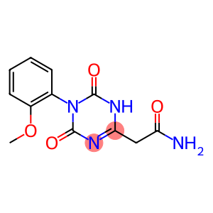 1,4,5,6-Tetrahydro-N-(2-methoxyphenyl)-4,6-dioxo-1,3,5-triazine-2-acetamide