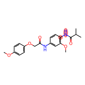 N-(2-methoxy-4-{[(4-methoxyphenoxy)acetyl]amino}phenyl)-2-methylpropanamide