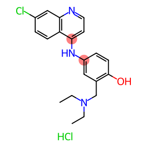 4-((7-chloro-4-quinolyl)amino)-alpha-(diethylamino)-o-cresoldihydrochloride
