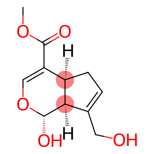 Cyclopenta(c)pyran-4-carboxylic acid, 1,4a-alpha,5,7a-alpha-tetrahydro-1-hydroxy-7-(hydroxymethyl)-, methyl ester
