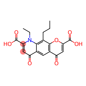 9-Ethyl-4,6-dioxo-10-propyl-6,9-dihydro-4H-pyrano[3,2-g]quinoline-2,8-dicarboxylic acid