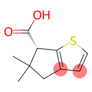 4H-Cyclopenta[b]thiophene-6-carboxylicacid,5,6-dihydro-5,5-dimethyl-,(6R)-(9CI)