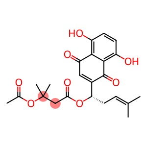 Acetoxyisovalerylshikonin, β-