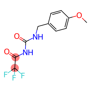 N-(4-methoxybenzyl)-N'-(trifluoroacetyl)urea