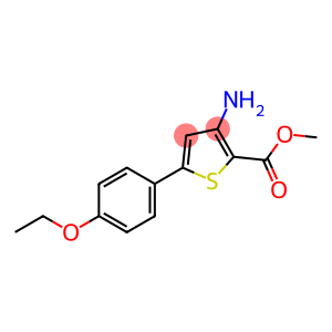 3-Amino-5-(4-ethoxyphenyl)thiophene-2-carboxylic acid methyl ester