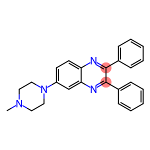6-(4-METHYLPIPERAZINO)-2,3-DIPHENYLQUINOXALINE