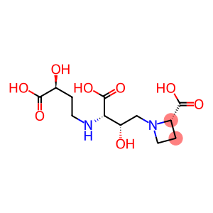 (αS,βS,2S)-2α-Carboxy-α-[(S)-3-carboxy-3-hydroxypropylamino]-β-hydroxy-1-azetidinebutanoic acid