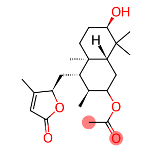 (S)-5-[[(1S,4aα)-3α-Acetoxydecahydro-6α-hydroxy-2α,5,5,8aβ-tetramethylnaphthalen-1β-yl]methyl]-4-methylfuran-2(5H)-one