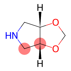 (3aR,6aS)-rel-tetrahydro-4H-1,3-Dioxolo[4,5-c]pyrrole (Relative struc)