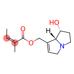 2-Butenoic acid, 2-methyl-, [(1R,7aR)-2,3,5,7a-tetrahydro-1-hydroxy-1H-pyrrolizin-7-yl]methyl ester, (2Z)-