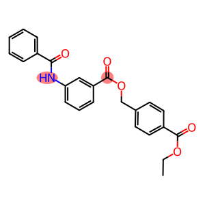 4-(ethoxycarbonyl)benzyl 3-(benzoylamino)benzoate