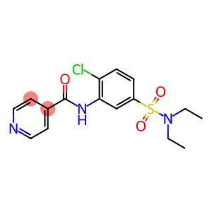 N-{2-chloro-5-[(diethylamino)sulfonyl]phenyl}isonicotinamide