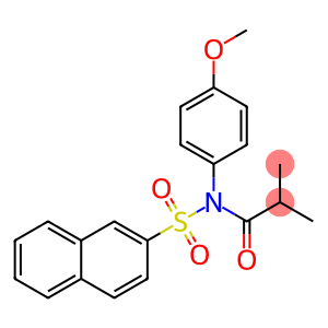 Propanamide, N-(4-methoxyphenyl)-2-methyl-N-(2-naphthalenylsulfonyl)-