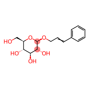 3-苯基-2-丙烯基 BETA-D-吡喃葡萄糖苷