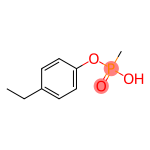Phosphonic acid, methyl-, mono(4-ethylphenyl) ester (9CI)