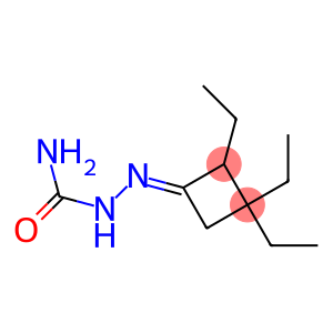 Cyclobutanone, 2,3,3-triethyl-, semicarbazone (4CI)