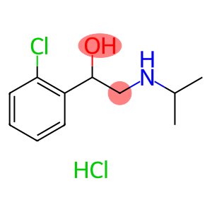 (+-)-1-o-chlorophenyl-2-isopropylaminoethanolhydrochloride