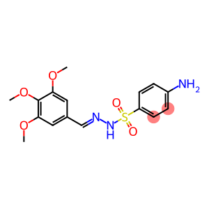 4-amino-N-[(3,4,5-trimethoxyphenyl)methylideneamino]benzenesulfonamide